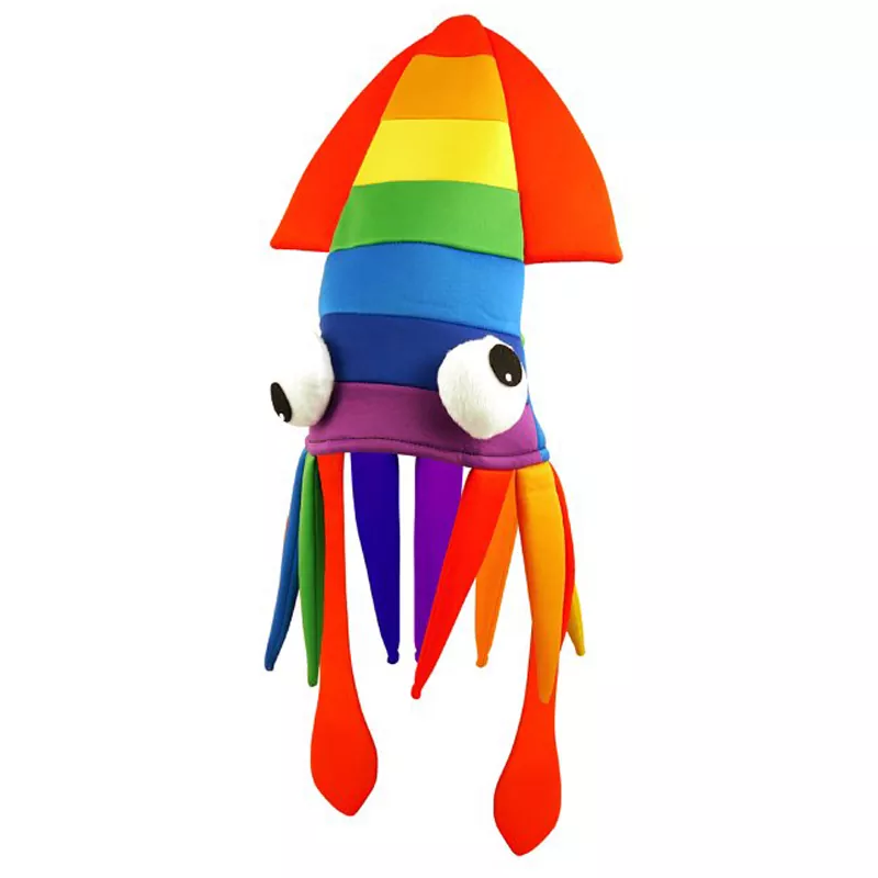 Ocean Sea Animal Rainbow Squid Hat party Alkalmazható jelenet