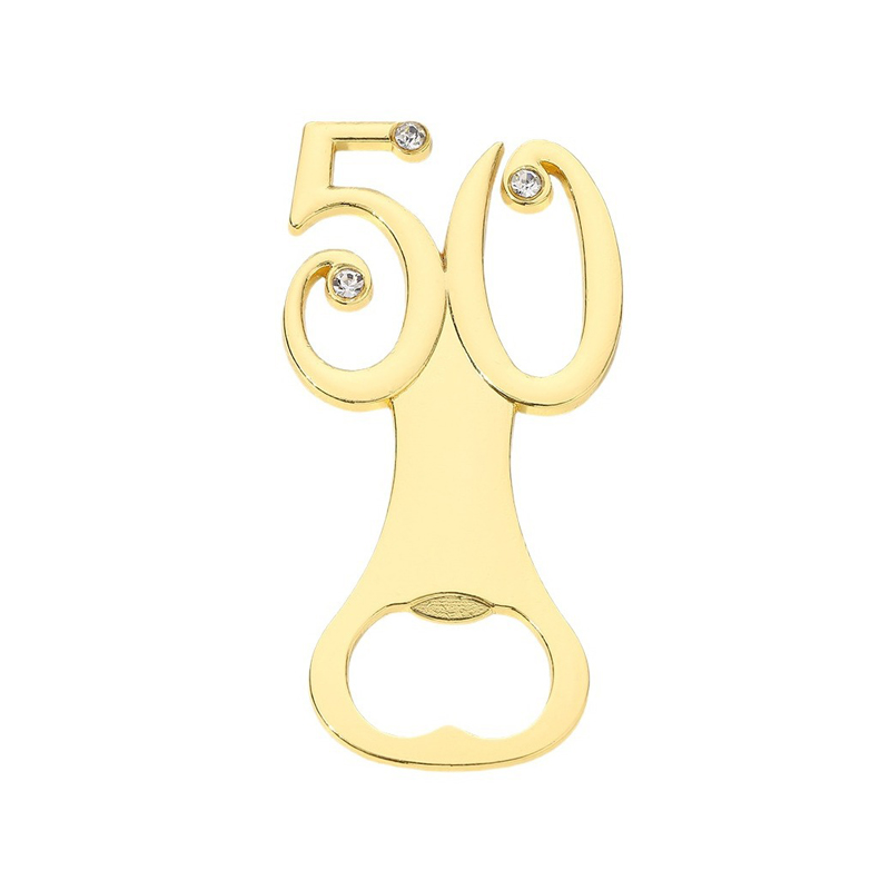 50 arany esküvői évforduló sörüveg -nyitó