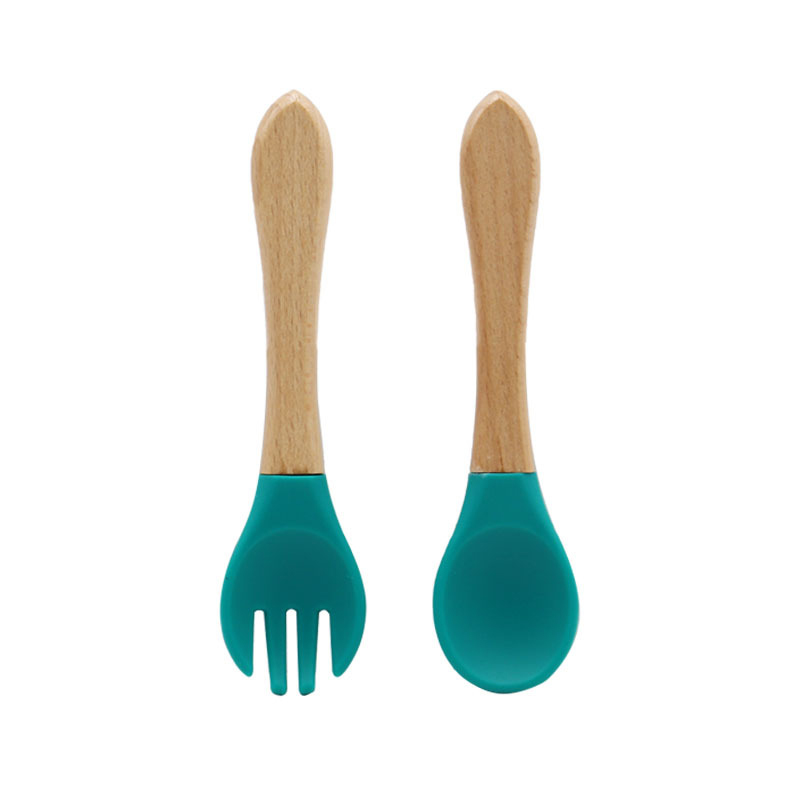 Baba szilikon kanál és villa készlet