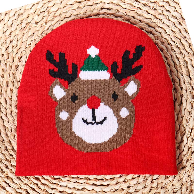 Karácsonyi Jacquard Beanie kalap