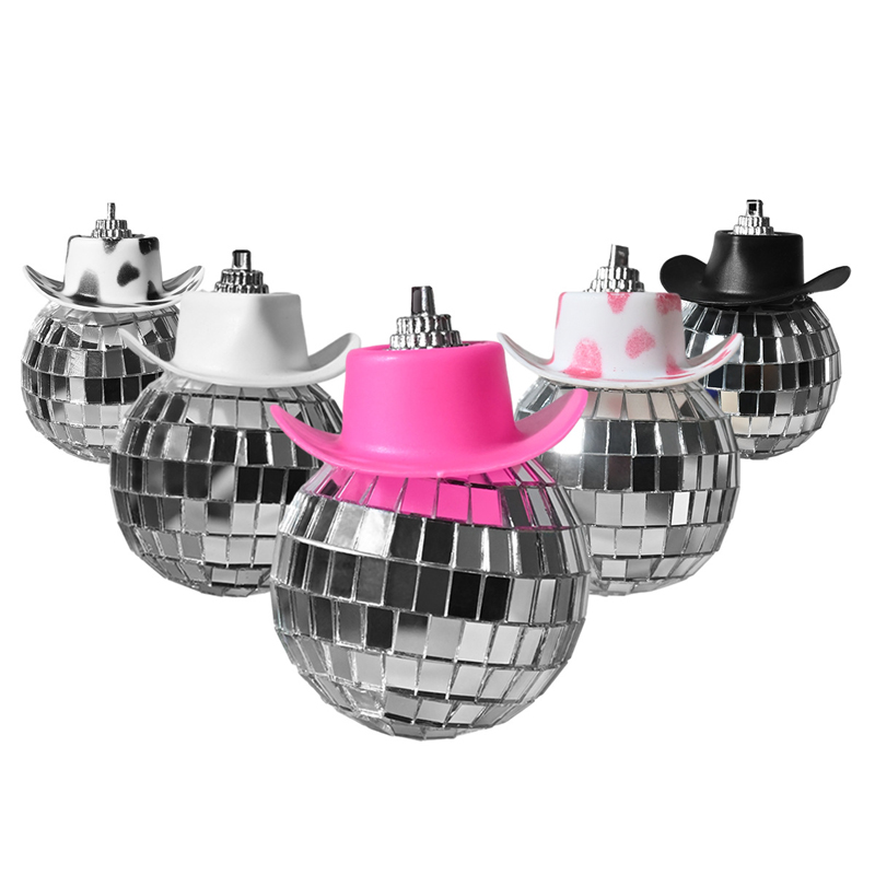 Cowboy Hat Mirror Ball Disco Ball Home Party Item