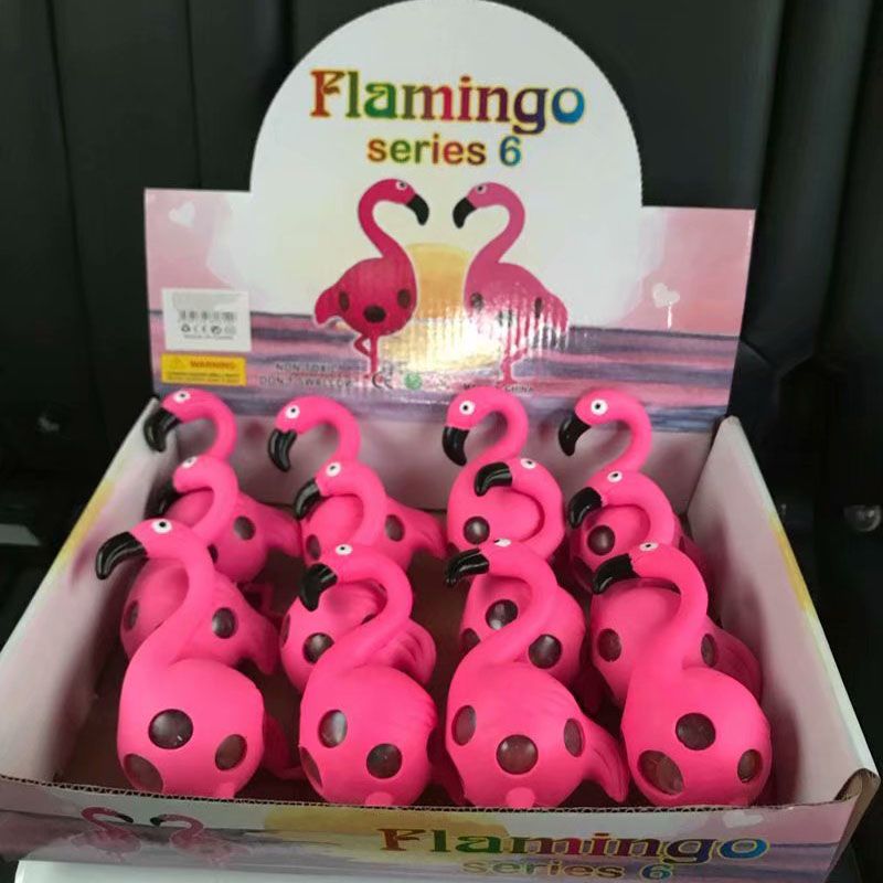 aranyos műanyag kinyomható játék flamingók gyerekeknek