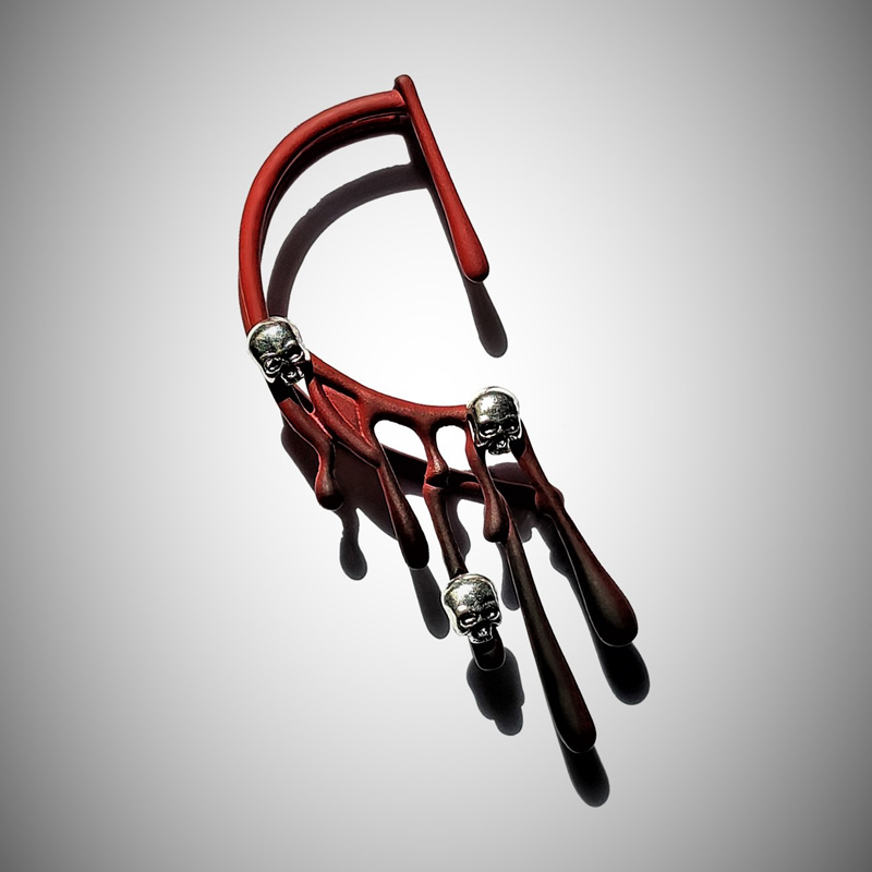 Halloween fülbevaló