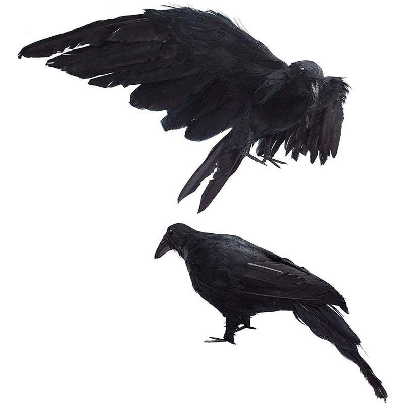 Halloween figura varjú játékok