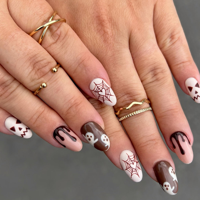 Halloween sorozat hamis köröm