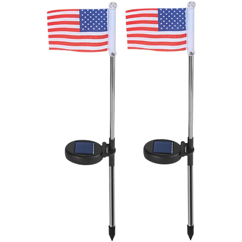 LED napenergia -amerikai zászló lámpa fáklya fény