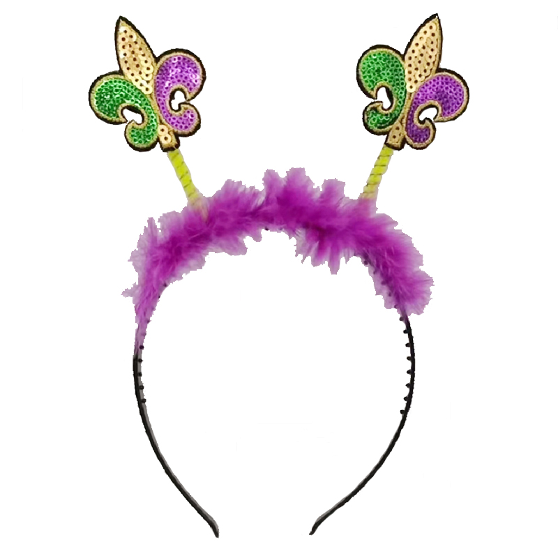 Mardi Gras Hair Accessories Karneváli fejpánt