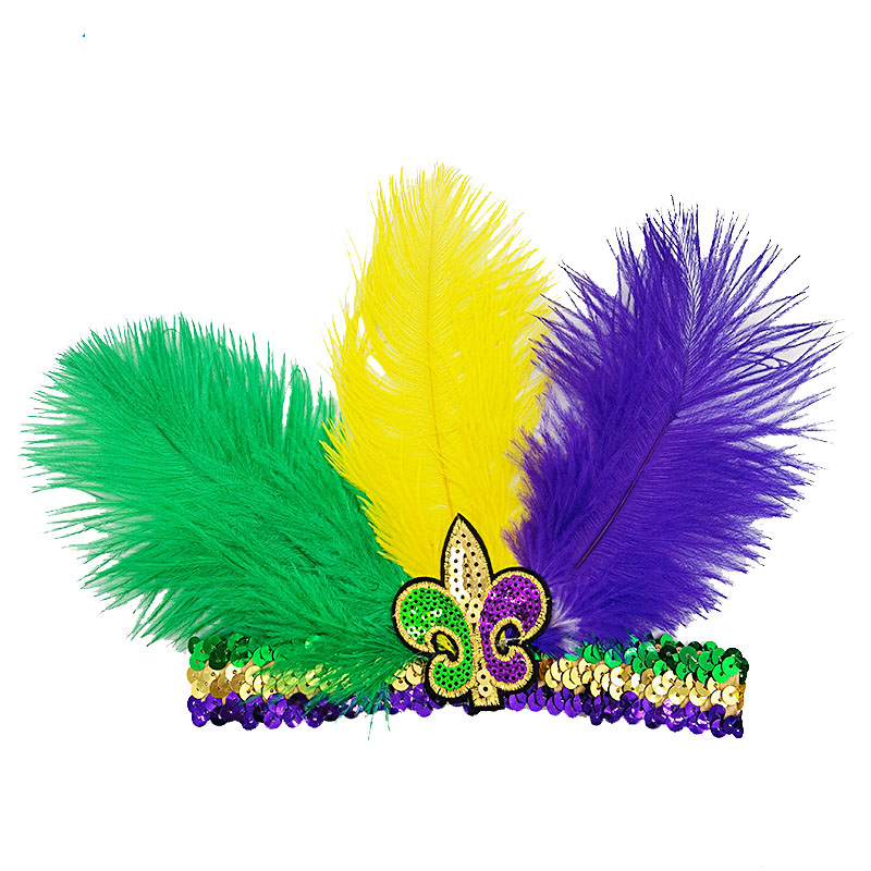 Mardi Gras flitteres fejpánt