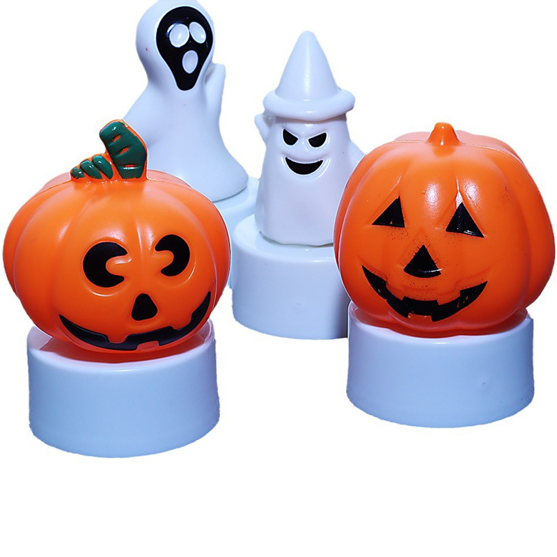 Pumpkin Ghost Night Light Decor Mini LED éjszakai fény Halloween Party-ra