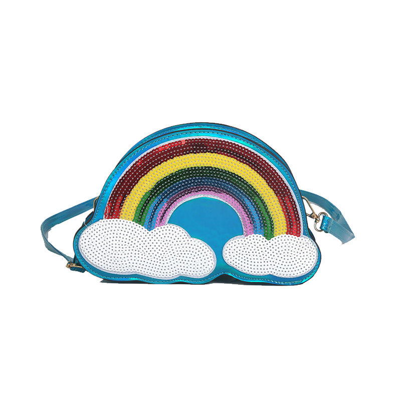 Rainbow Glitter flitterek táska