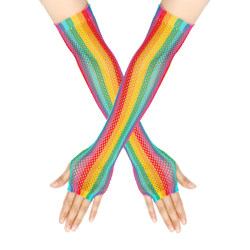 Rainbow ombre horgászháló kesztyű