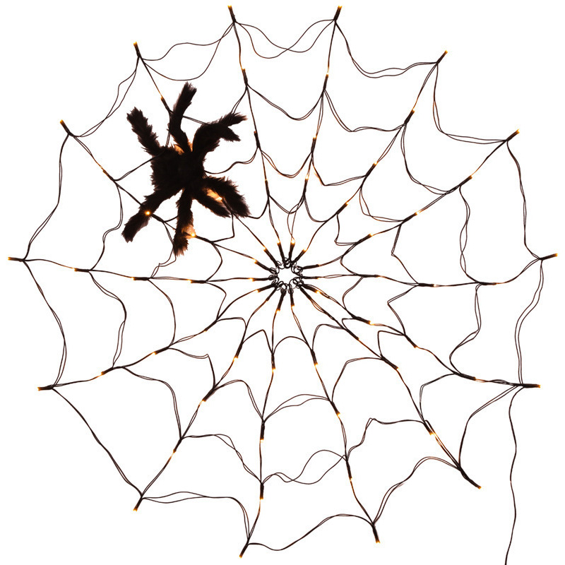 Pók web könnyű halloween dekoráció
