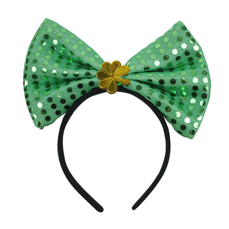 St. Patrick Day Bow fejpánt