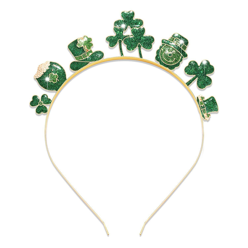 St. Patricks Day fejpánt Green Lucky hajpánt karika kiegészítők